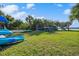 Colorful kayaks are neatly stored on racks near waterfront property at 41 Ocean Palm Villa S # 41, Flagler Beach, FL 32136