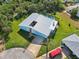 Single story home with metal roof and pool at 6 Baytree Cir, Ormond Beach, FL 32176