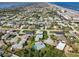 Aerial view showing a house and neighborhood near the ocean at 6 Baytree Cir, Ormond Beach, FL 32176