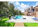 Inviting pool and patio area, perfect for outdoor entertaining at 2627 John Anderson Dr, Ormond Beach, FL 32176