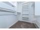 Large walk-in closet with shelving and hanging rod at 3072 Ocean Shore Blvd, Ormond Beach, FL 32176