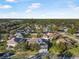 Aerial view of neighborhood and property at 35 Saddlers Run, Ormond Beach, FL 32174