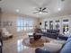 Relaxing living room with lake view and comfortable seating at 38338 Timberlane Dr, Umatilla, FL 32784