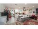 Updated kitchen featuring white cabinets, an island with seating, and a breakfast nook at 5700 E Fort King St, Ocala, FL 34470