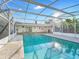 Refreshing screened pool and spa at 1045 Carter Rd, Deland, FL 32724