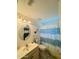 Bathroom with shower/tub combo and vanity at 105 Barrier Isle Dr, Ormond Beach, FL 32176