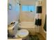 Clean bathroom with bathtub and shower at 105 Barrier Isle Dr, Ormond Beach, FL 32176