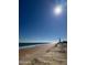 Sunny beach scene with ocean and blue sky at 105 Barrier Isle Dr, Ormond Beach, FL 32176