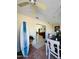 Bright dining room with view into living room at 105 Barrier Isle Dr, Ormond Beach, FL 32176