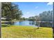 Beautiful pond view from backyard, serene nature setting at 1311 Hansberry Ln, Ormond Beach, FL 32174