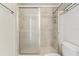 Clean and bright shower with updated tile and fixtures at 1311 Hansberry Ln, Ormond Beach, FL 32174