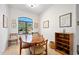 Casual dining area with wood table and chairs at 3189 Connemara Dr, Ormond Beach, FL 32174