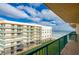 Enjoy ocean and building views from this balcony at 4565 S Atlantic Ave # 5601, Port Orange, FL 32127