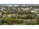 Aerial view showing property's location among other houses and trees at 627 Clark St, Daytona Beach, FL 32114