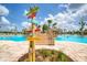 Fun pool area directional signage at 707 Hang Loose Way, Daytona Beach, FL 32124