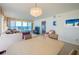 Bright dining area with ocean views and seating for four at 4641 S Atlantic Ave # 2010, Port Orange, FL 32127