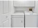 Convenient laundry room with washer and dryer included at 56 Winding Creek Way, Ormond Beach, FL 32174