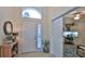 Bright entryway with a view into an office and neutral color scheme at 1453 Sunningdale Ln, Ormond Beach, FL 32174
