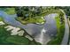 Serene golf course with water features and lush landscape at 1453 Sunningdale Ln, Ormond Beach, FL 32174