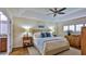 Spacious main bedroom with wood floors and walk-in closet at 1453 Sunningdale Ln, Ormond Beach, FL 32174
