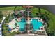 Relaxing pool area with lap pool and multiple lounging areas at 1453 Sunningdale Ln, Ormond Beach, FL 32174