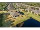 Aerial view of home and surrounding neighborhood at 1510 Kinnard Cir, Ormond Beach, FL 32174