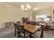 Open concept dining room with view of living room and water at 1510 Kinnard Cir, Ormond Beach, FL 32174
