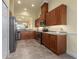 Modern kitchen with granite countertops and stainless steel appliances at 1510 Kinnard Cir, Ormond Beach, FL 32174