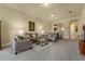 Spacious living room with sectional sofa and open floor plan at 1510 Kinnard Cir, Ormond Beach, FL 32174
