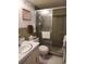 Clean bathroom with shower, sink and toilet at 2750 Ocean Shore Blvd # 4, Ormond Beach, FL 32176
