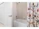 Clean bathroom with tub and shower, conveniently located at 3238 Bailey Ann Dr, Ormond Beach, FL 32174