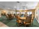 Spacious dining area with multiple tables and chairs at 3238 Bailey Ann Dr, Ormond Beach, FL 32174