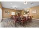 Formal dining room with large table and chairs at 3238 Bailey Ann Dr, Ormond Beach, FL 32174