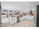 Bright, open kitchen features white cabinetry, stainless steel appliances, and butcher block countertops at 7024 Sw 93Rd Street Rd, Ocala, FL 34476