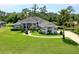 Luxury home with pool and lush landscaping on a golf course at 1068 Hampstead Ln, Ormond Beach, FL 32174