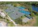 Tennis, pickleball, and bocce ball courts at 1068 Hampstead Ln, Ormond Beach, FL 32174