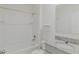 Clean bathroom with granite countertop and bathtub at 200 Duke Dr, Deland, FL 32724