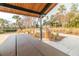 Covered picnic table overlooking a playground at 200 Duke Dr, Deland, FL 32724