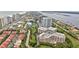 Stunning aerial view of condo building near the ocean at 4 Oceans West Blvd # 206C, Daytona Beach, FL 32118