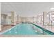 Relaxing indoor pool with ample space for swimming at 4 Oceans West Blvd # 206C, Daytona Beach, FL 32118