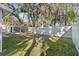 Spacious backyard with storage shed and hammock at 825 Magnolia Ave, Holly Hill, FL 32117