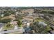 Aerial view showing houses and a new development at 92 Spinnaker Cir, South Daytona, FL 32119