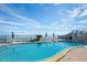 Relaxing resort-style pool with ocean views and comfortable seating at 1415 Ocean Shore Blvd # H040, Ormond Beach, FL 32176