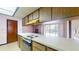 Kitchen features wood cabinets, and an eat-in island at 2050 Anne Cir, South Daytona, FL 32119