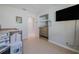 bedroom with built-in storage and crib at 328 Dubs Dr, Holly Hill, FL 32117