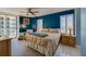 King-size bedroom with a large window and ample closet space at 4565 S Atlantic Ave # 5411, Ponce Inlet, FL 32127