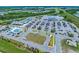 Aerial view of shopping center with ample parking at 508 High Tide Ln, Daytona Beach, FL 32124