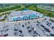 Aerial view of Publix supermarket with parking lot at 508 High Tide Ln, Daytona Beach, FL 32124