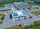 Aerial view of Paradise Coast Credit Union building at 508 High Tide Ln, Daytona Beach, FL 32124