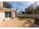 Backyard oasis featuring a patio and fenced yard at 105 Park Cir, Daytona Beach, FL 32117